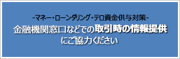 マネー・ローンダリング及びテロ資金供与への対策に係る金融庁特設ホームページ